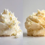 Vergleich: geronnene vs. gelungene Buttercreme im Detail