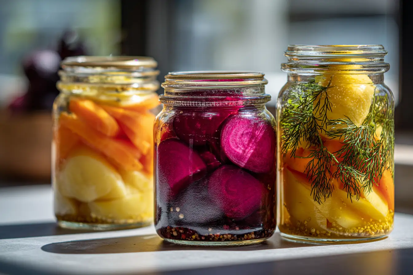 Kreative Soleier-Ideen Mit Bunten Gewürz-Lakes Bunte Soleier in Gläsern – mit Rote Bete, Kurkuma und Chili