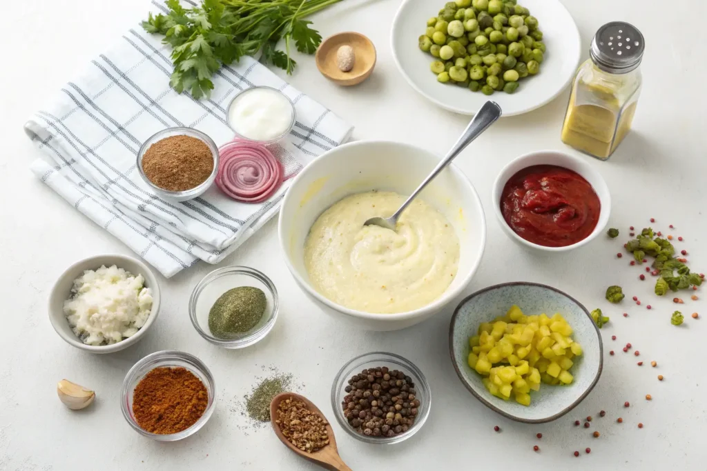 Burger Sauce ohne Ketchup zubereiten