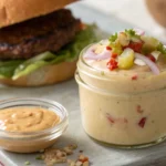 Klassische Burger Sauce im Glas – cremig und würzig