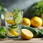 Drei verschiedene Mounjaro Online Rezepte als Drinks auf einem Tisch