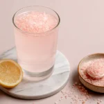 Pink Salt Trick Wasser mit Zitrone und Apfelessig