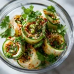 Tanghulu Rezept serviert als bunter Fruchtstrauß in Glasvase