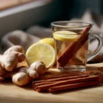 Ingwer und Zimt Trend 2025 – frische Zutaten und Detox-Getränk