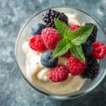 Variante der Joghurt-Köfte-Suppe mit Kichererbsen und Erişte