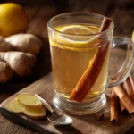 Zutaten für Ingwer-Zimt-Rezept zum Abnehmen