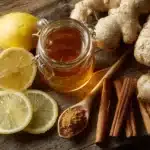 Kaltes Ingwer Zimt Detox Wasser zum Abnehmen