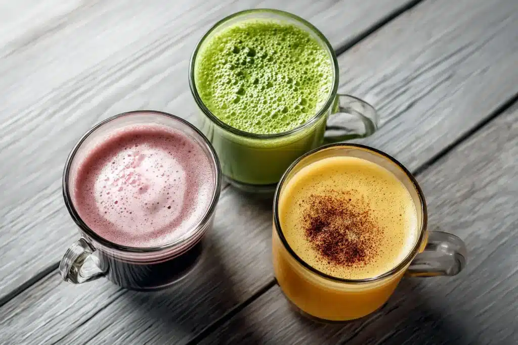 Trendgetränke Zubereitung mit Matcha, Smoothies und Oatzempic