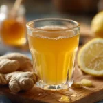 Zubereitung des hausgemachten Mounjaro mit Ingwer, Zitrone und Apfelessig