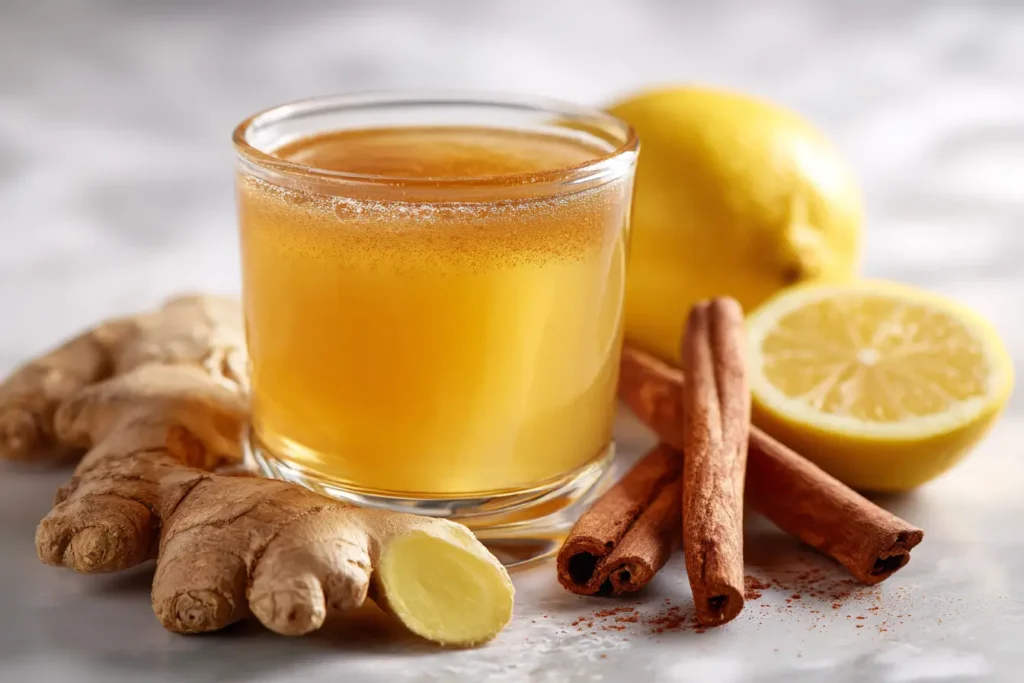Zutaten Ingwer Zimt Zitrone