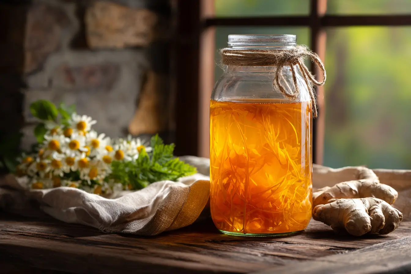 Kombucha selber machen mit Scoby im Glas