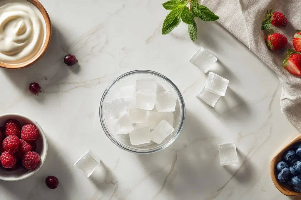 Gelatine in der Küche verwenden